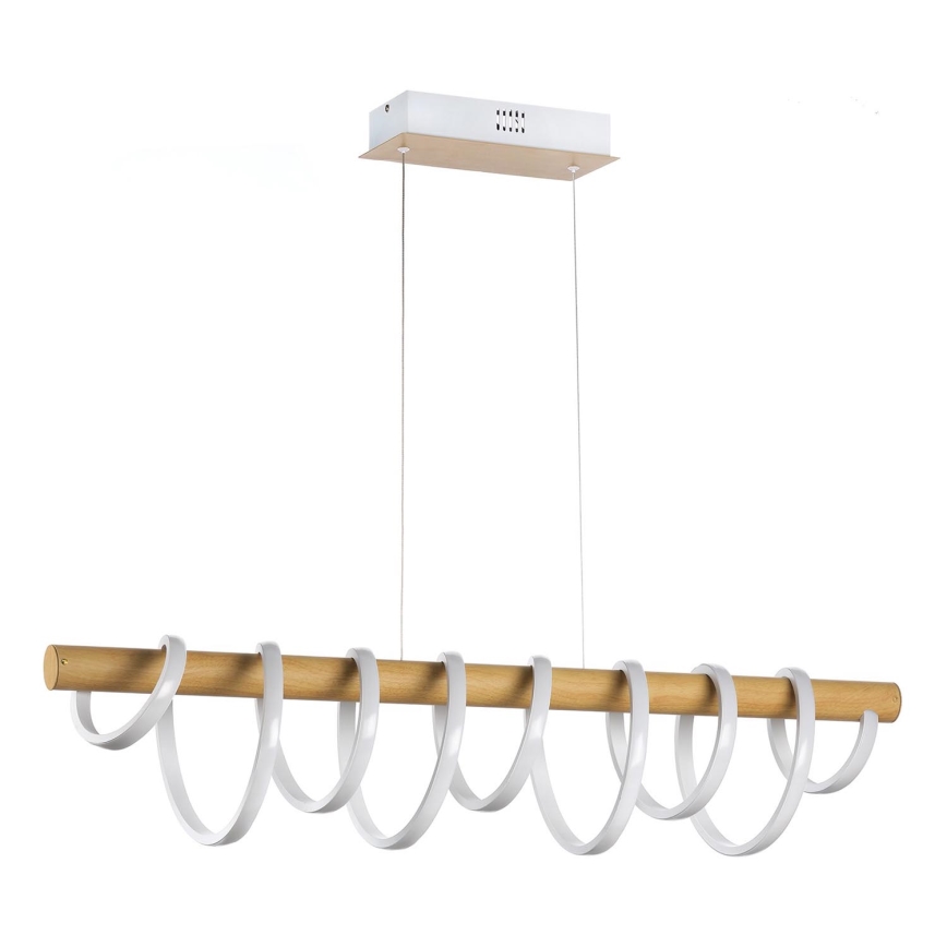 ONLI - LED Lustr na lanku NILO LED/70W/230V 4000K hnědá/bílá