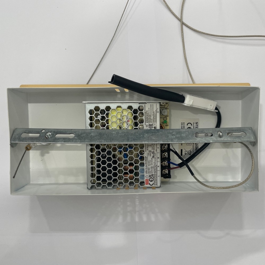 ONLI - LED Lustr na lanku NILO LED/70W/230V 4000K hnědá/bílá