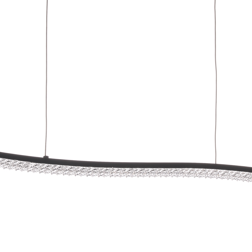 ONLI - LED Lustr na lanku ONDA LED/30W/230V 4000K černá