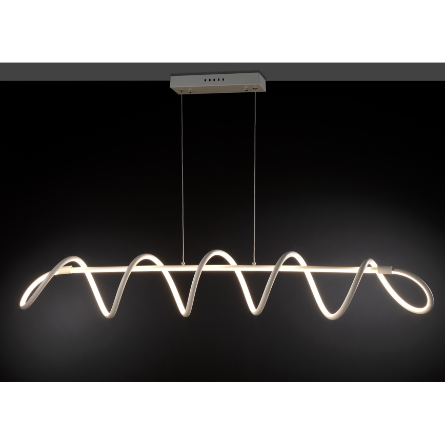 ONLI - LED Lustr na lanku SPIRALE LED/72W/230V 3000K bílá
