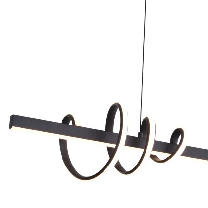 ONLI - LED Lustr na lanku SWING LED/30W/230V 4000K černá