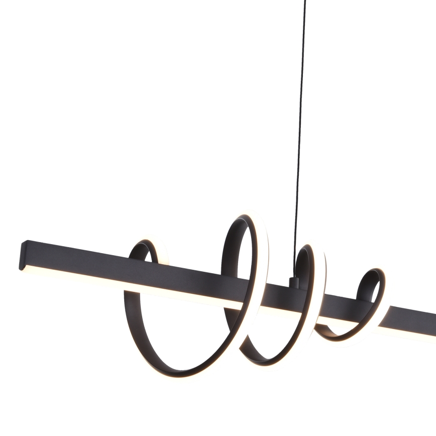 ONLI - LED Lustr na lanku SWING LED/30W/230V 4000K černá