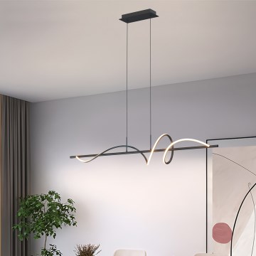 ONLI - LED Lustr na lanku TWIST LED/30W/230V 4000K černá