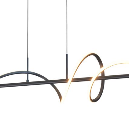 ONLI - LED Lustr na lanku TWIST LED/30W/230V 4000K černá