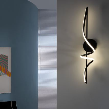 ONLI - LED Nástěnné svítidlo TWIST LED/25W/230V 4000K černá