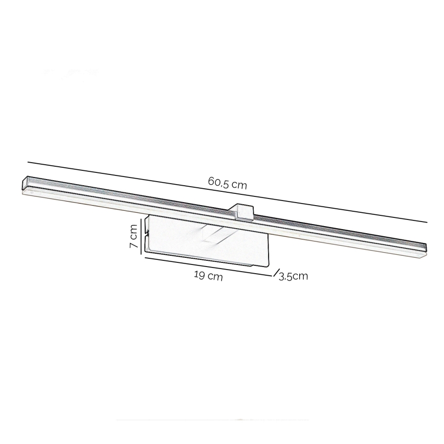 ONLI - LED Obrazové svítidlo FRED LED/14W/230V 4000K černá