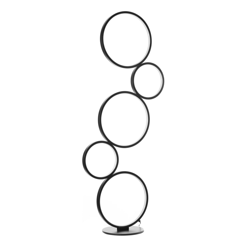 ONLI - LED Stojací lampa RINGS LED/58W/230V 4000K černá