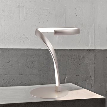ONLI - LED Stolní lampa INFINITY LED/12W/230V 4500K 24 cm matný chrom