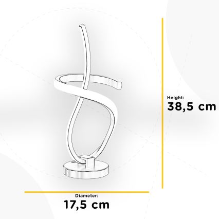 ONLI - LED Stolní lampa KIRA LED/12W/230V 4000K 38,5 cm zlatá