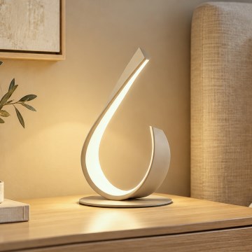 ONLI - LED Stolní lampa MATISSE LED/12W/230V 28 cm béžová