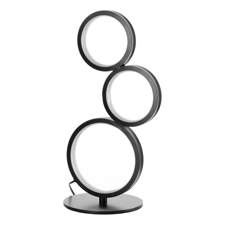 ONLI - LED Stolní lampa RINGS LED/17W/230V 4000K 37 cm černá