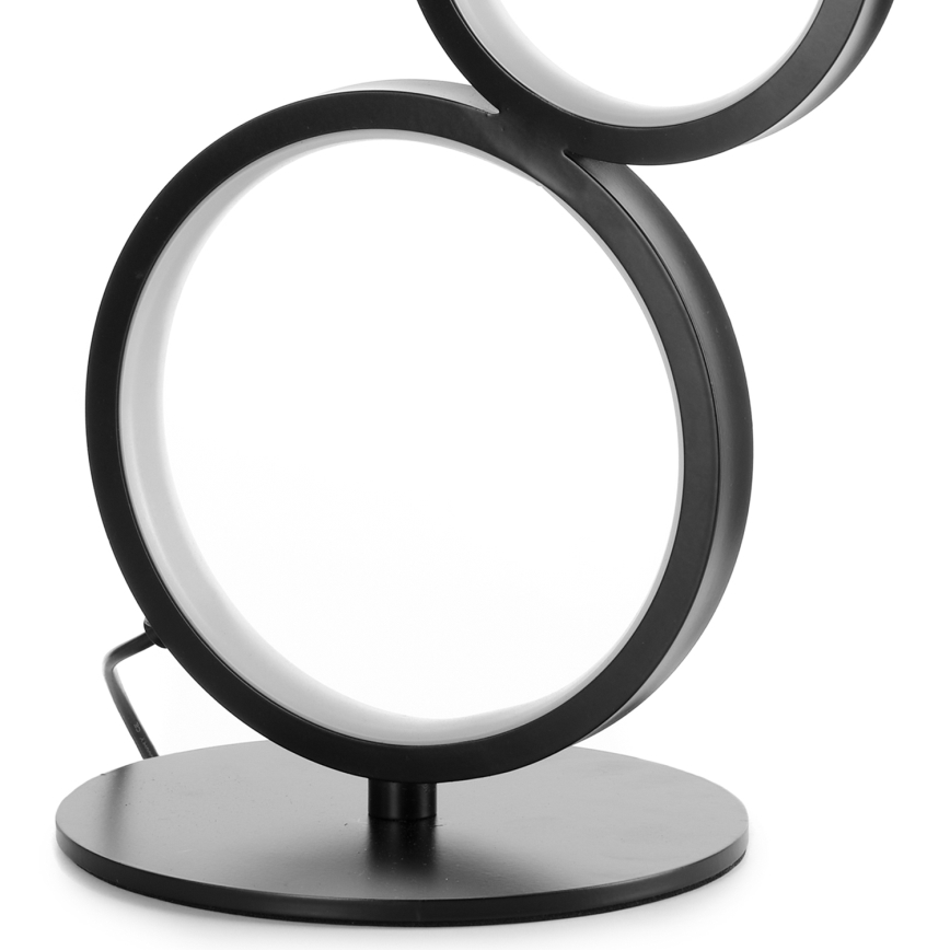 ONLI - LED Stolní lampa RINGS LED/17W/230V 4000K černá