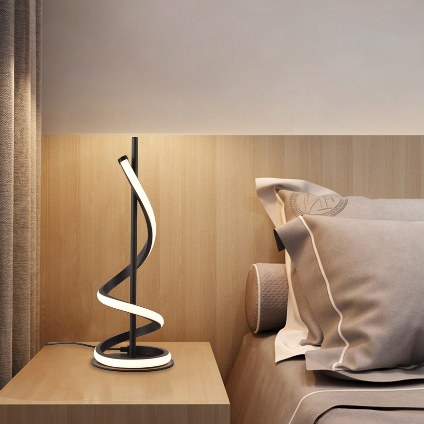 ONLI - LED Stolní lampa TWIST LED/12W/230V 4000K 40 cm černá