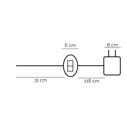 ONLI - LED Stolní lampa TWIST LED/16W/230V 4000K 81 cm černá