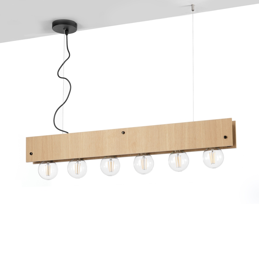 ONLI - Lustr na lanku ARGO 6xE27/22W/230V béžová
