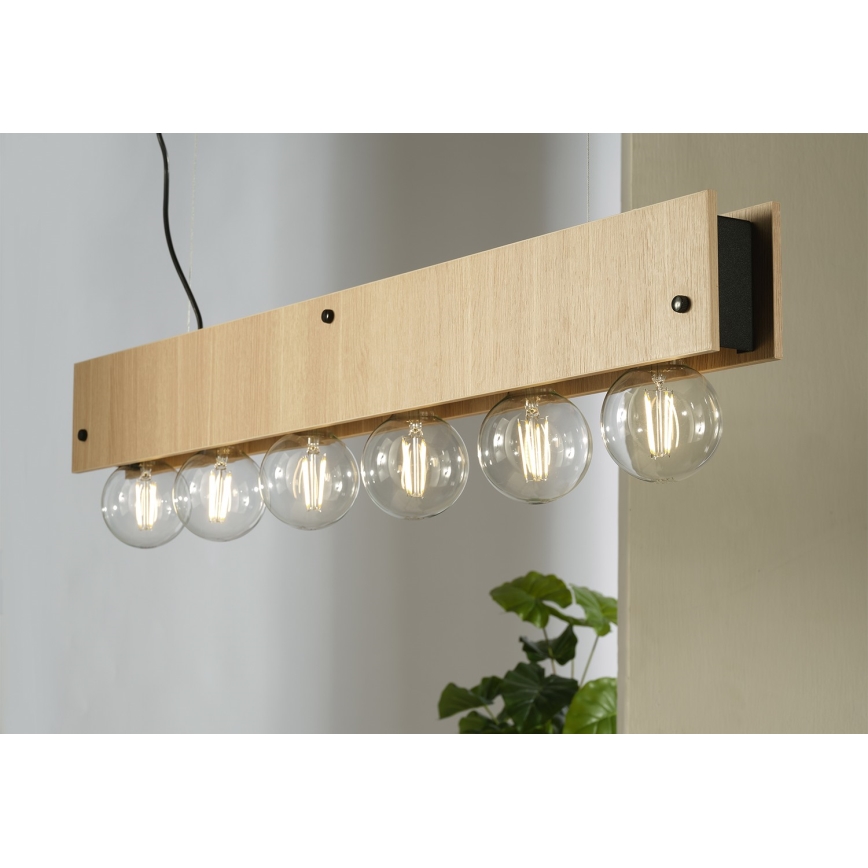 ONLI - Lustr na lanku ARGO 6xE27/22W/230V béžová