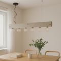 ONLI - Lustr na lanku ARGO 6xE27/22W/230V šedá