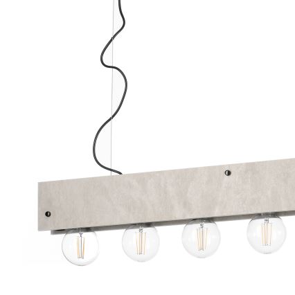 ONLI - Lustr na lanku ARGO 6xE27/22W/230V šedá