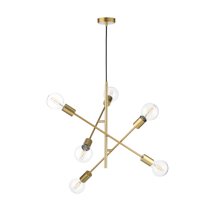 ONLI - Lustr na lanku CROSS 6xE27/22W/230V