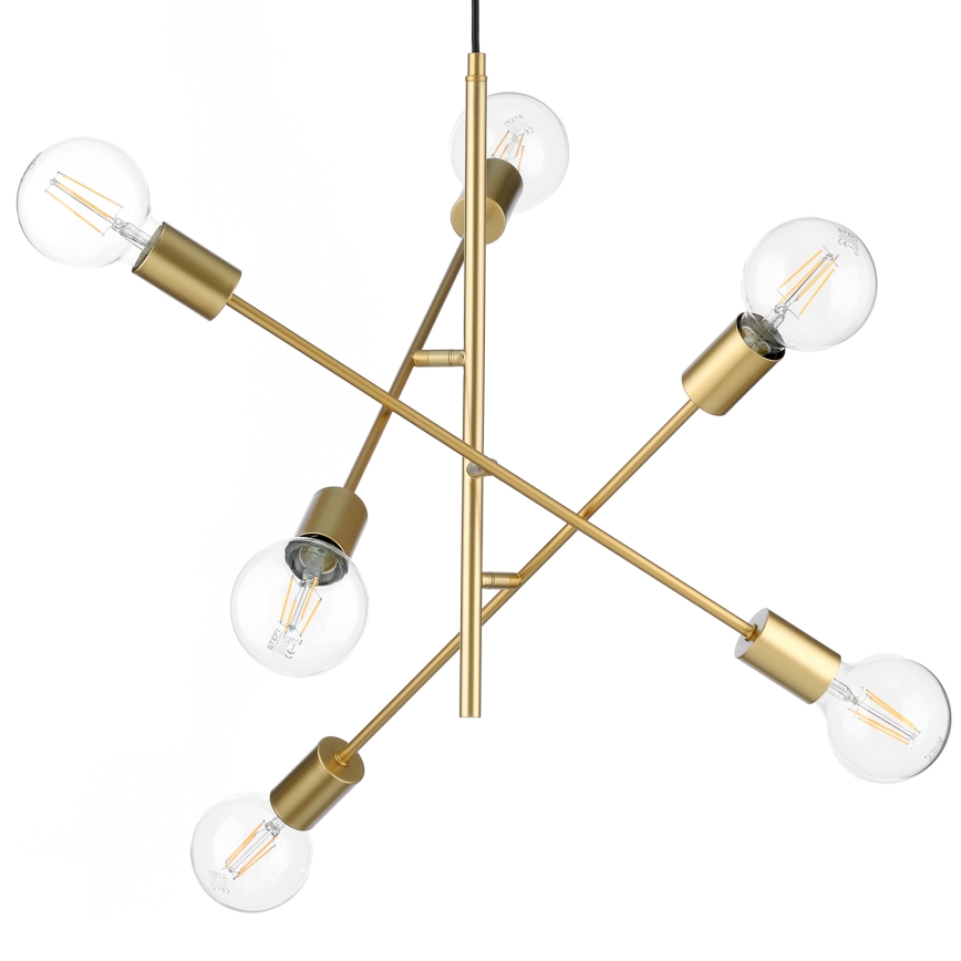 ONLI - Lustr na lanku CROSS 6xE27/22W/230V