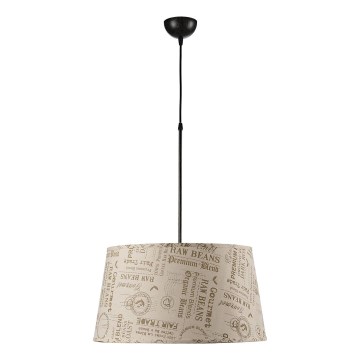 ONLI - Lustr na lanku MAIDA 1xE27/15W/230V pr. 50 cm hnědá