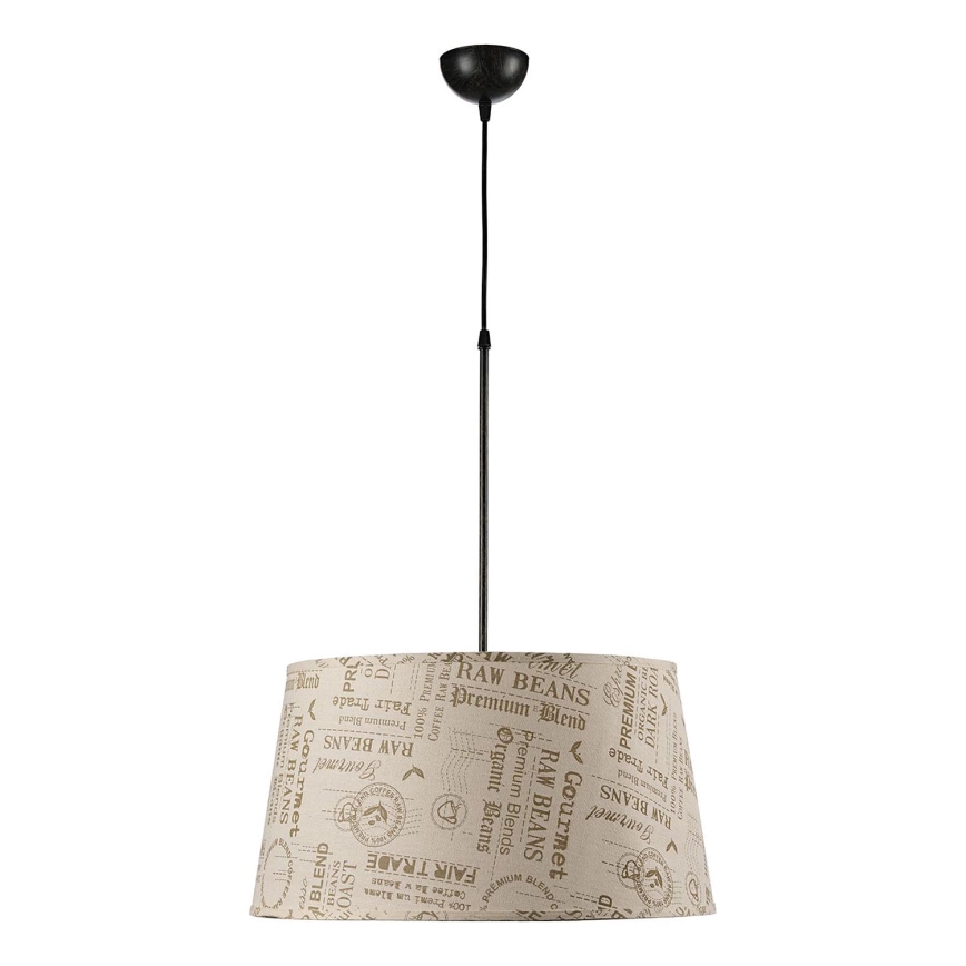 ONLI - Lustr na lanku MAIDA 1xE27/15W/230V pr. 50 cm hnědá