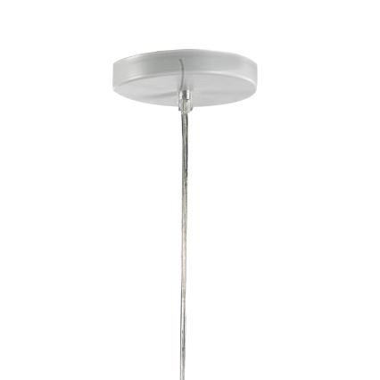 ONLI - Lustr na lanku RICKY 1xE27/15W/230V pr. 40 cm bílá