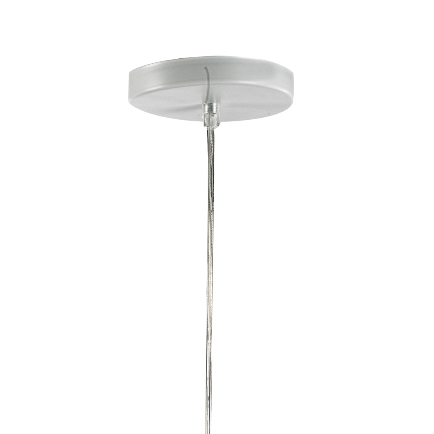 ONLI - Lustr na lanku RICKY 1xE27/15W/230V pr. 40 cm bílá