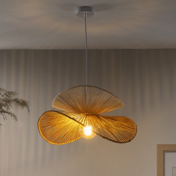 ONLI - Lustr na lanku RINGO 1xE27/15W/230V hnědá