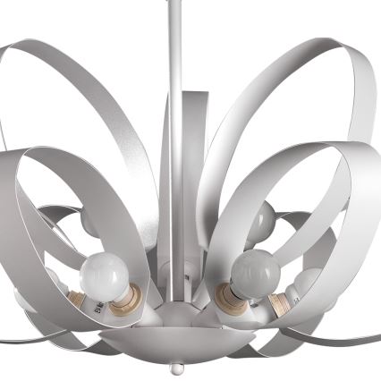 ONLI - Lustr na řetězu SERENA 9xE14/6W/230V bílá