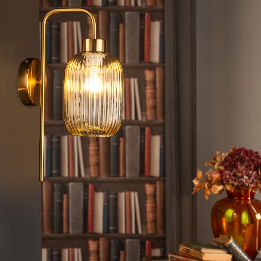 ONLI - Nástěnná lampa DOROTY 1xE27/15W/230V mosaz