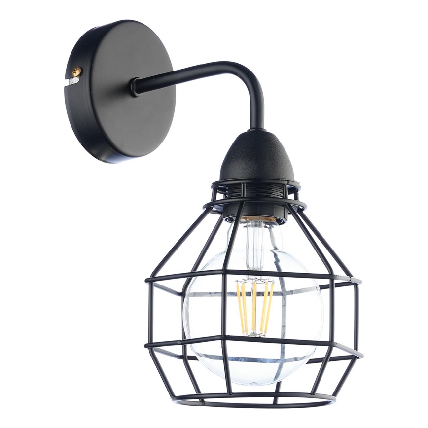 ONLI - Nástěnné svítidlo SPIDER 1xE27/15W/230V černá