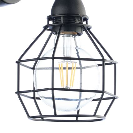 ONLI - Nástěnné svítidlo SPIDER 1xE27/15W/230V černá