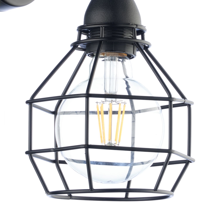 ONLI - Nástěnné svítidlo SPIDER 1xE27/15W/230V černá