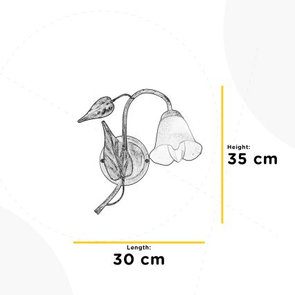 ONLI - Nástěnné svítidlo VANDA 1xE14/6W/230V