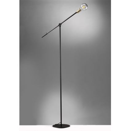 ONLI - Stojací lampa ASTE 1xE27/15W/230V černá/zlatá