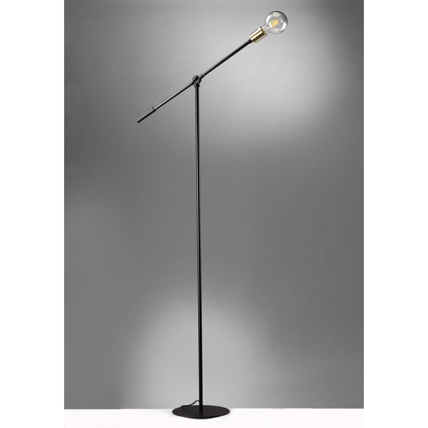 ONLI - Stojací lampa ASTE 1xE27/15W/230V černá/zlatá