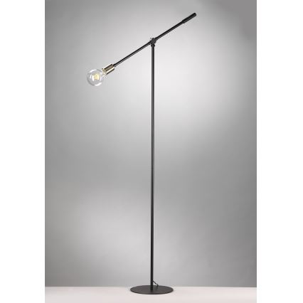 ONLI - Stojací lampa ASTE 1xE27/15W/230V černá/zlatá