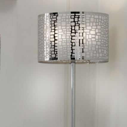 ONLI - Stojací lampa BRUCE 1xE27/15W/230V matný chrom