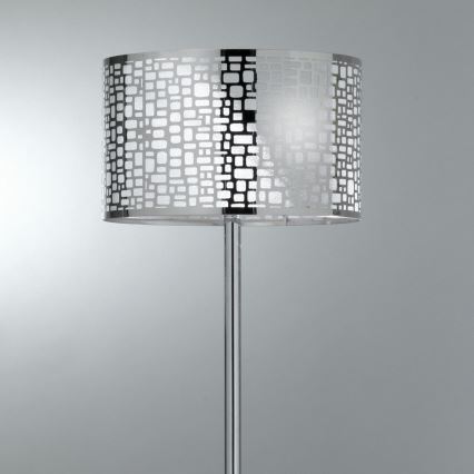ONLI - Stojací lampa BRUCE 1xE27/15W/230V matný chrom