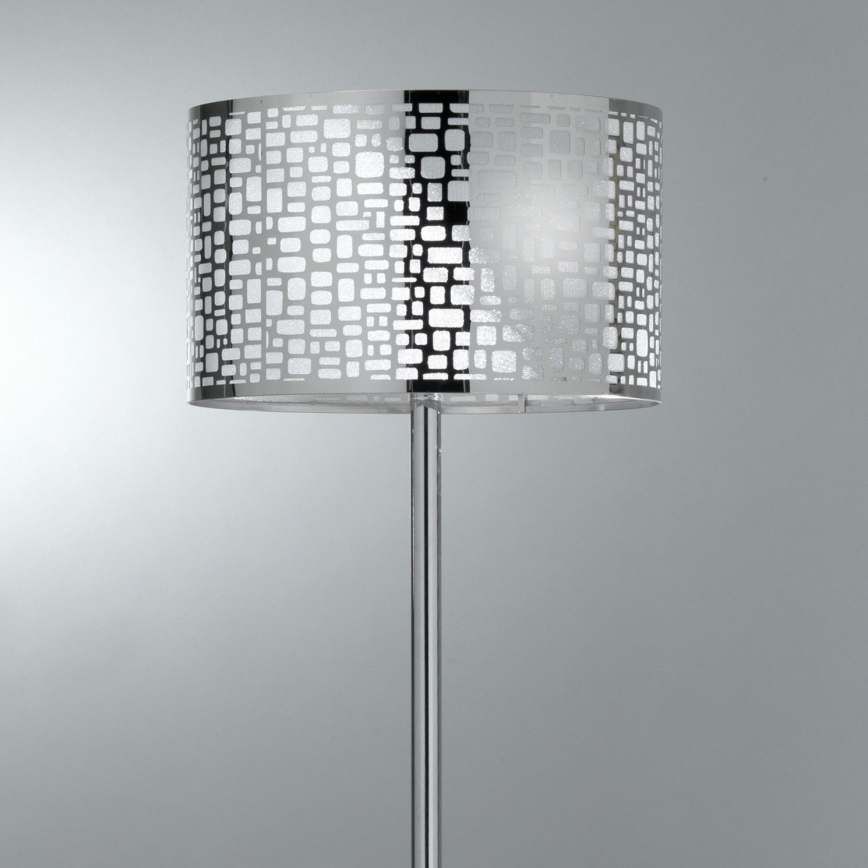 ONLI - Stojací lampa BRUCE 1xE27/15W/230V matný chrom