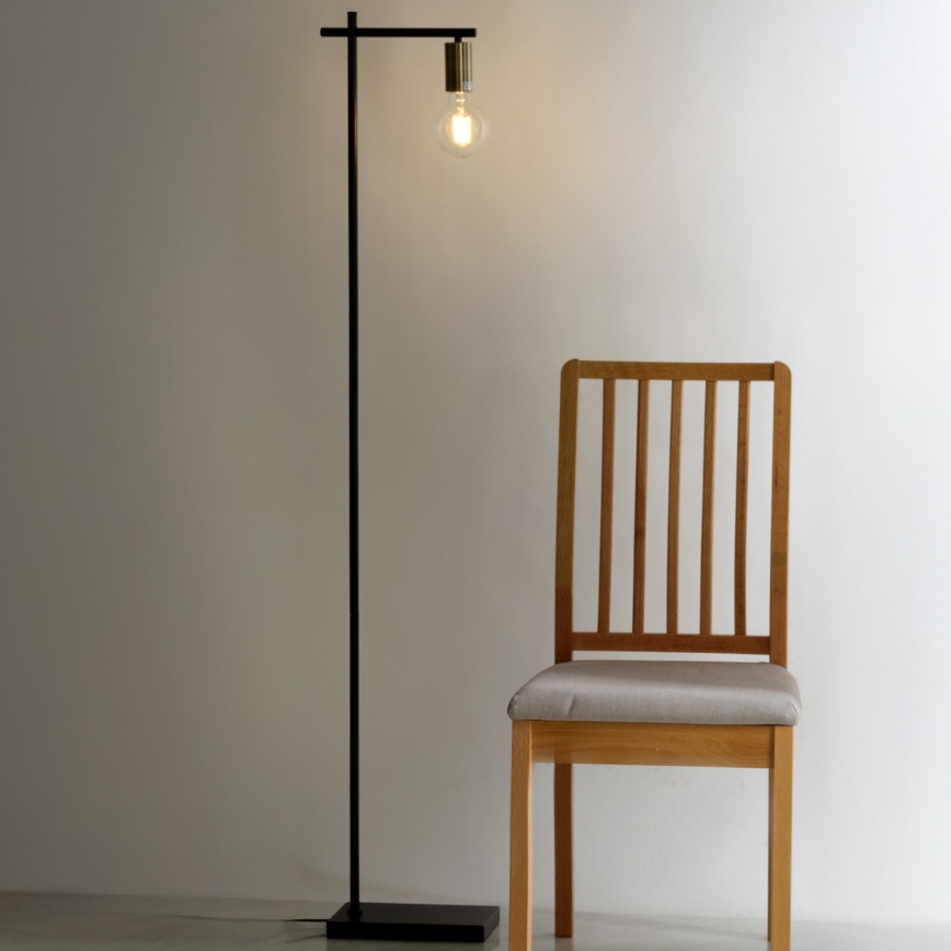 ONLI - Stojací lampa CROSS 1xE27/22W/230V černá/mosaz