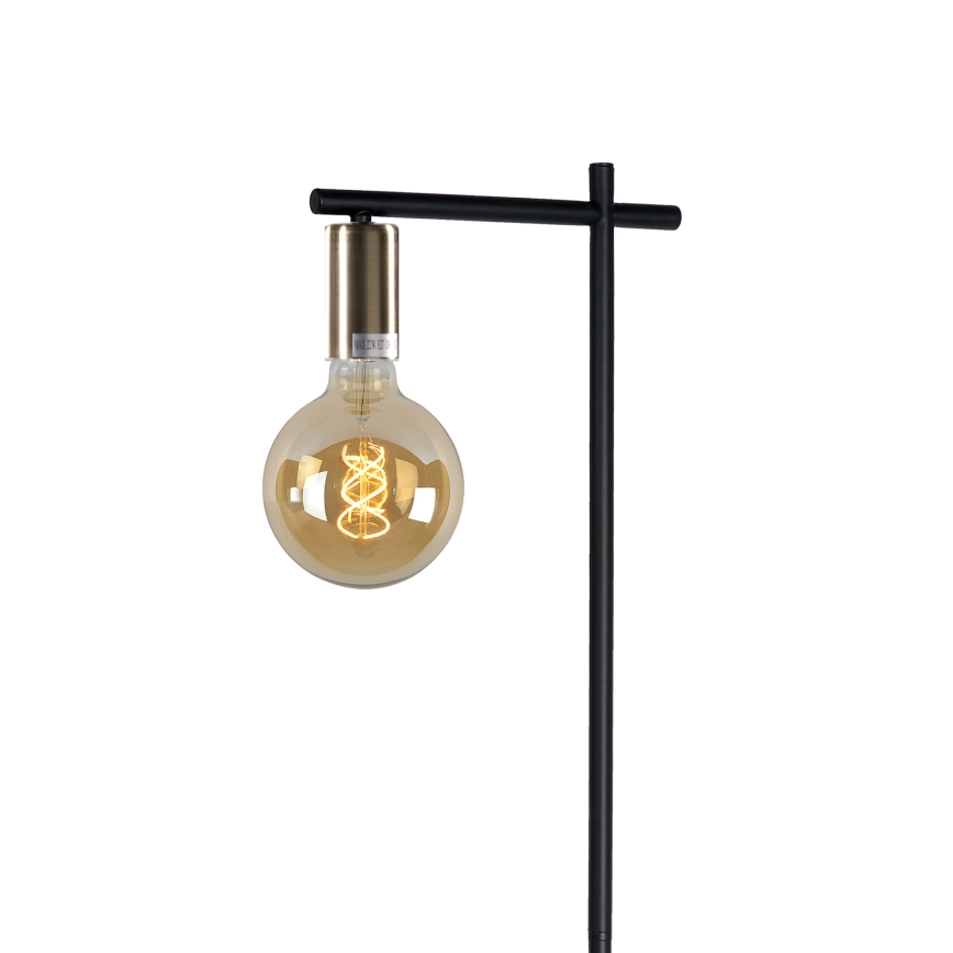 ONLI - Stojací lampa CROSS 1xE27/22W/230V černá/mosaz