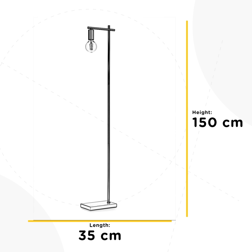 ONLI - Stojací lampa CROSS 1xE27/22W/230V