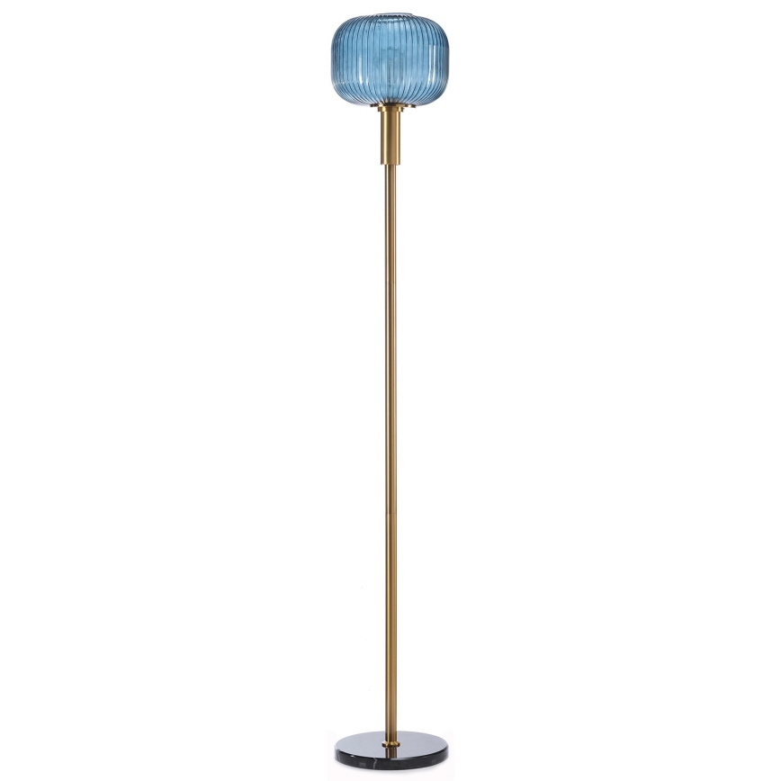 ONLI - Stojací lampa DOROTY 1xE27/22W/230V modrá/zlatá