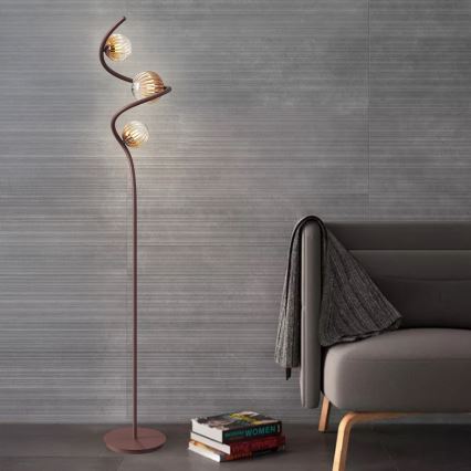 ONLI - Stojací lampa FRIDA 3xG9/10W/230V měděná