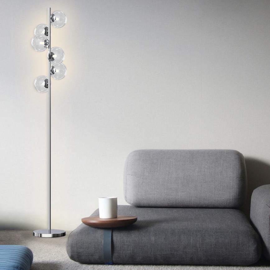 ONLI - Stojací lampa KIMBERLY 6xG9/6W/230V lesklý chrom