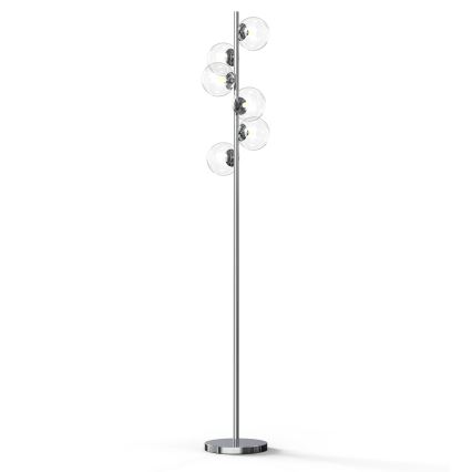 ONLI - Stojací lampa KIMBERLY 6xG9/6W/230V lesklý chrom