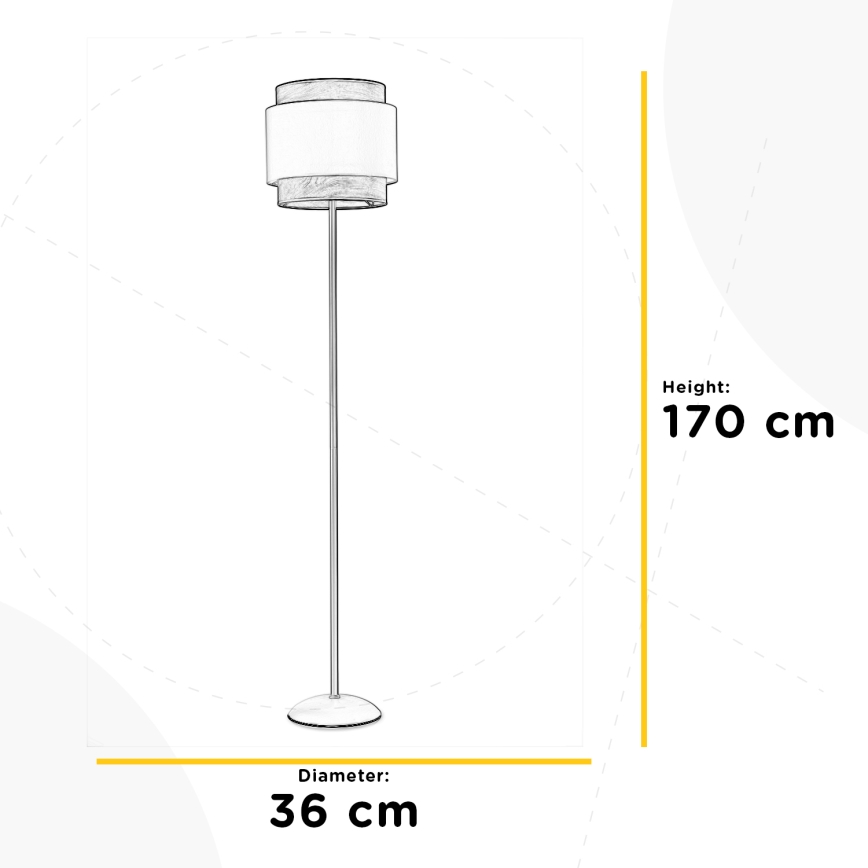 ONLI - Stojací lampa LICIA 1xE27/22W/230V