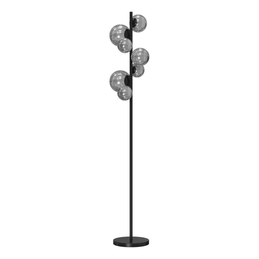 ONLI - Stojací lampa PALOMA 7xG9/10W/230V černá/kouřová